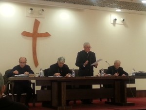 Un momento dell'incontro di sabato a Loreto