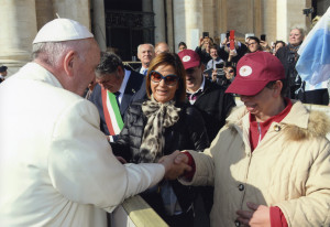 L'incontro del CentrArancia con papa Francesco