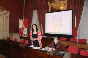 L'assessore Monteverde durante la presentazione