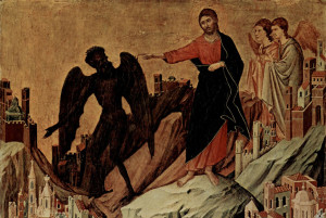 Gesù tentato sul monte dal diavolo (Duccio di Buoninsegna)