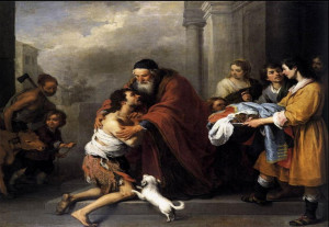 Bartolomé Esteban Murillo, Ritorno del figliol prodigo (National Gallery of Art, Washington, Usa)