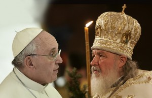 Papa Francesco e Patriarca Kirill di Mosca
(Foto Sir)