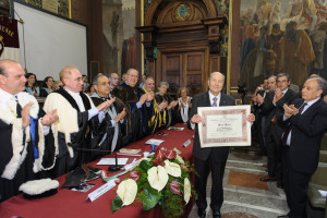 Giugno 2013: l'Università di Macerata conferisce al professor Paolo Grossi la laurea honoris causa in Studi politici e internazionali 