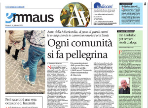 La prossima uscita sul quotidiano Avvenire è in programma per il 15 marzo