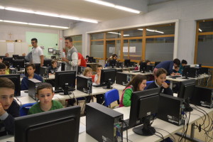 Un'immagine del coderdojo 2015