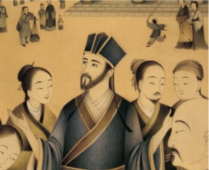 Una delle immagini realizzate da Beatrice Salustri e contenute nel suo primo testo dedicato a Padre Matteo Ricci