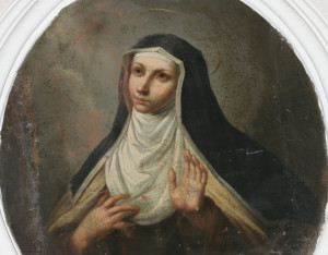 0$0221a S. Maria Maddalena de' Pazzi nel dipinto di Giovanni Camillo Sagrestani (XVIII secolo)