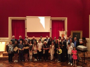 Il gruppo degli insigniti del prestigioso riconoscimento nel 2015