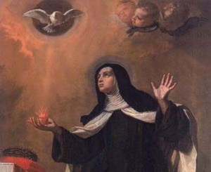 Santa Maria Maddalena de' Pazzi nel quadro di Bartolomeo Gennari