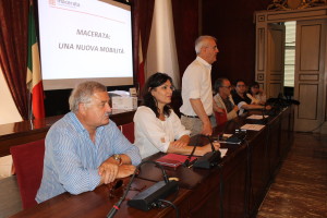 La presentazione ai giornalisti di #MacerataFacile, svoltasi nella Sala consiliare del Comune 
