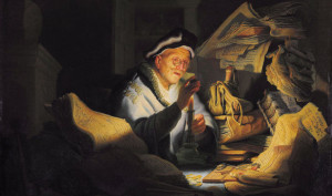 Rembrandt, Parabola del ricco stolto Rembrandt, Parabola del ricco stolto