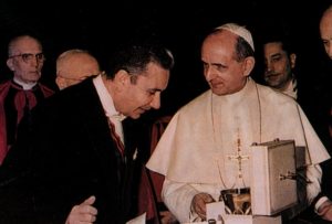 morpao Aldo Moro con papa Paolo VI (Foto Sir - Studi Siciliani)
