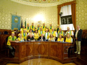 I polentari ricevuti in Provincia dal presidente-concittadino Antonio Pettinari