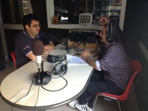 img-20161005-wa0000 Don Andrea Berardi durante l'intervista a Radio Nuova Macerata