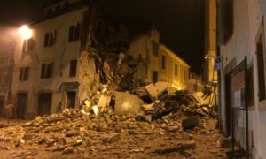 terremoto-marche0044-1000x600 Uno dei crolli verificatisi a Camerino