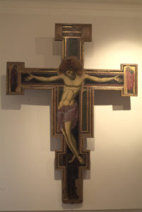 Camerino, Pinacoteca Civica, Croce dipinta (XIII sec.) attribuita al Maestro dei Crocifissi francescani