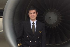 Il giovane pilota Marco Tanda 