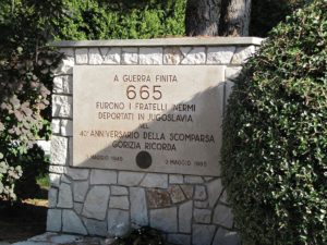 Monumento dedicato ai Goriziani deportati