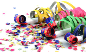 Carnevale party blowers