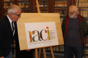 Il sindaco Crucianelli e Carancini scoprono il nuovo logo