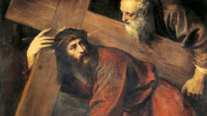 Cristo e il cireneo - Tiziano Vecellio