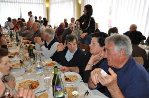 Un'edizione precedente del "Pranzo anziani" poi "Pranzo insieme"