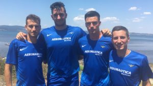 In foto, Antonelli, Fabbri, Contini e Caporaso