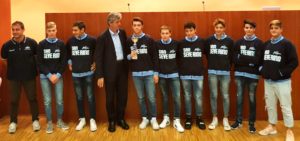 Sturani con Sorcionovo e U15 masch. pallanuoto