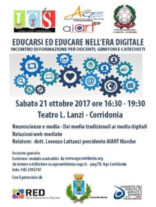 volantino incontro formativo Age Corridonia_ 21ott2017