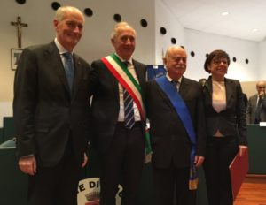 Da sinistra Gabrielli, Saltamartini, Pettinari e De Micheli