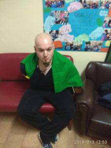 Luca Traini dopo l'arresto