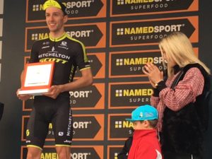 Adam Yates e Anna Tommasi, moglie di Michele Scarponi