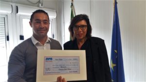 Il sindaco Gentilucci e la presidente Avis Antonella Spurio