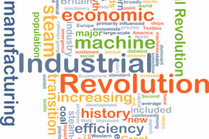 Illustrazione della rivoluzione industriale in atto