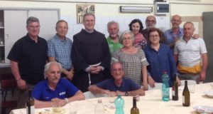 Cena con il Padre custode Francesco Patton