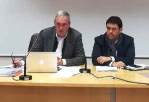 da sinistra Massimo Principi,Direttore_Francesco Fiordomo,Presidente da sinistra Massimo Principi ,Direttore, e Francesco Fiordomo, Presidente Aato 3 Macerata