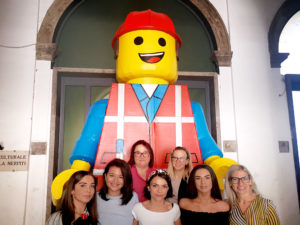 I volontari di Tolentino Brick Art