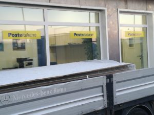 Ultimi lavori al nuovo ufficio postale
