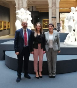 dottoranda Nella foto, al centro la dott.ssa Zabrodina tra il Rettore Pettinari e la prof.ssa Ruggeri