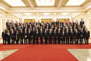 Il Presidente della Repubblica, Sergio Mattarella, e il Presidente della Repubblica Popolare Cinese, Xi Jinping, alla presentazione dei risultati del Forum culturale Italia – Cina
(foto di Francesco Ammendola - Ufficio per la Stampa e la Comunicazione della Presidenza della Repubblica)