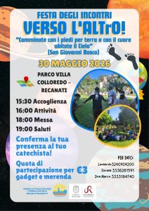 A Villa Colloredo di Recanati la festa di fine anno dei ragazzi del catechismo e dell’Azione Cattolica della diocesi di Macerata.