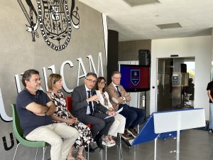Il rettore Graziano Leoni presenta la nuova campagna di comunicazione dell'Università di Camerino